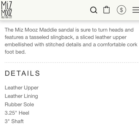 EUC Miz Mooz leather sandals - Picture 6 of 13